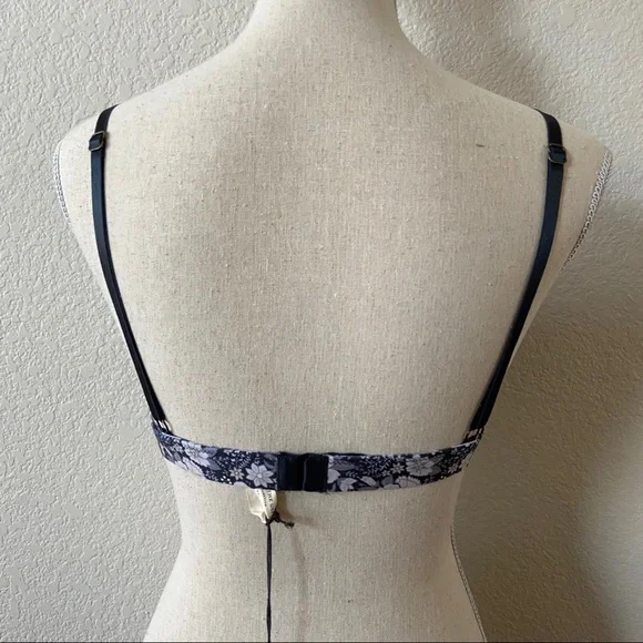 {Spell} Juniper Tri Bralette XXL Charcoal Floral